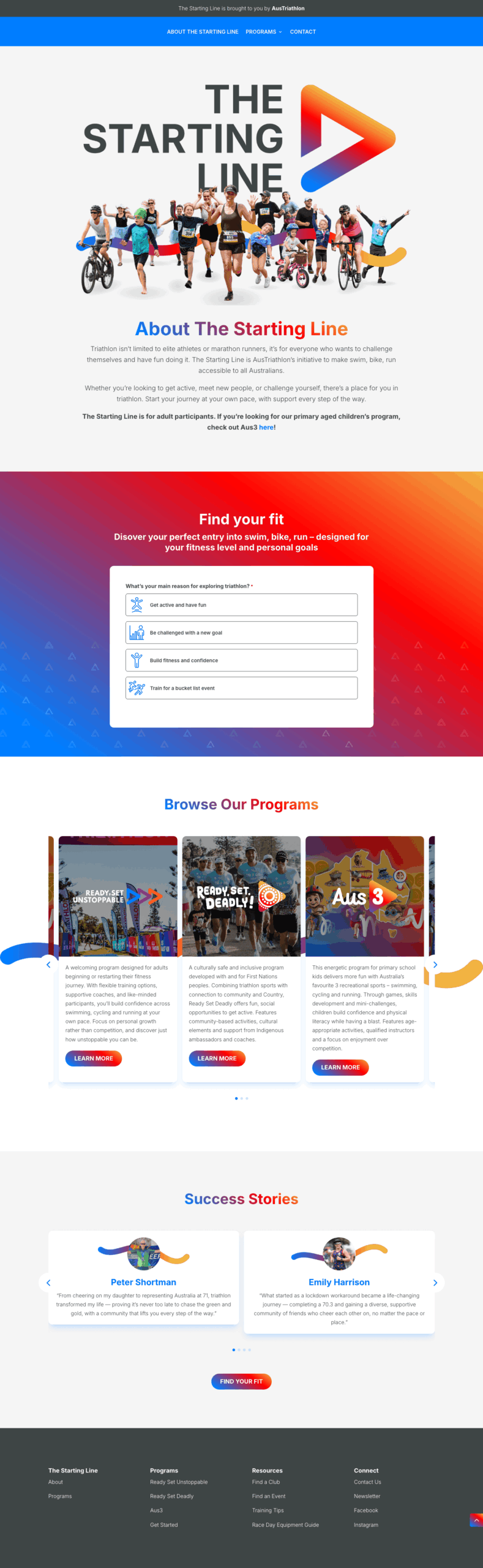 the-starting-line-website